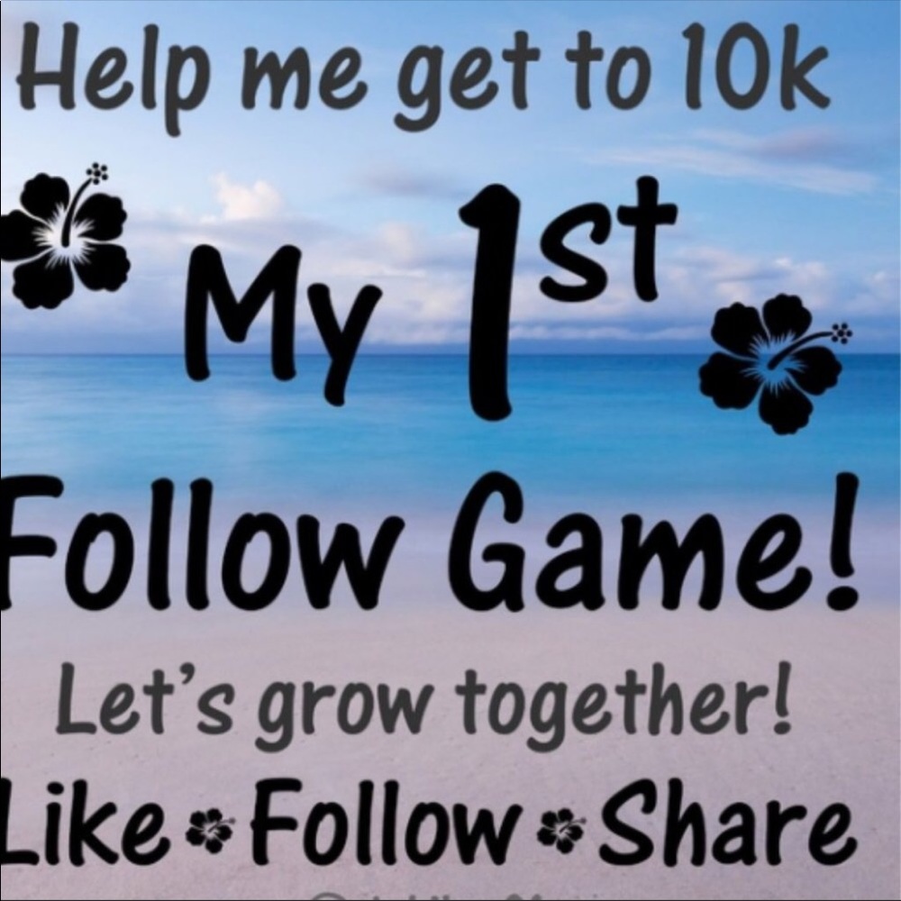 My first follow game 💕